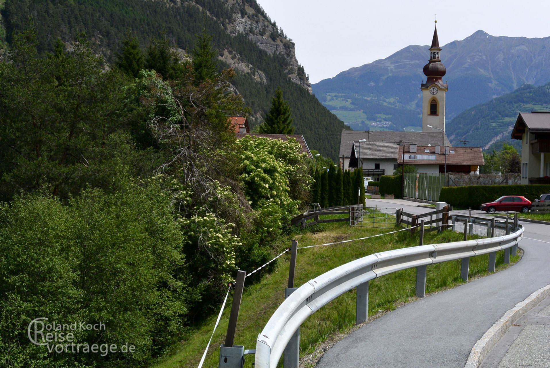 mit Kindern per Rad über die Alpen, Via Claudia Augusta, Tösens